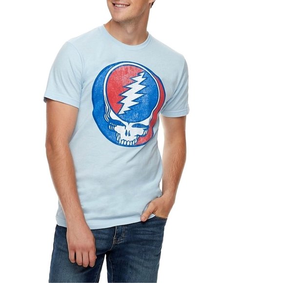 Grateful Dead Steal Your Face jam rock Official T-Shirt 2XL XXL Last NWT - Picture 1 of 2